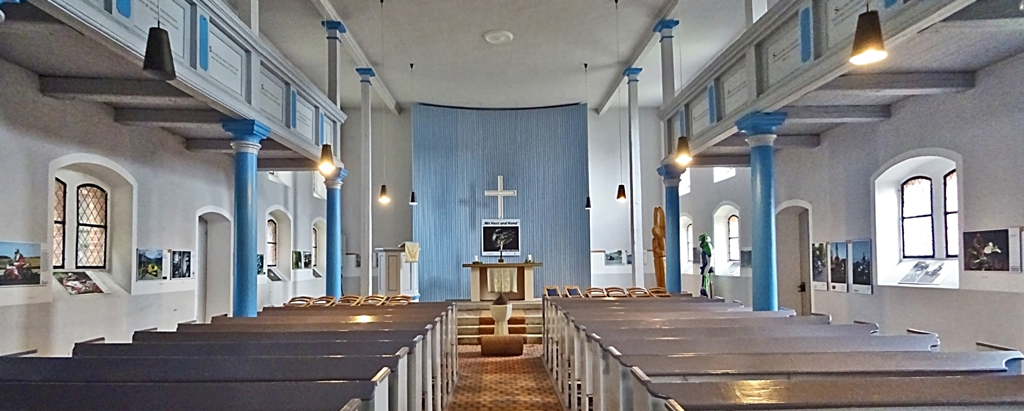 St.Michaeliskirche Friedrichswalde Innenansicht © Erwin Meier